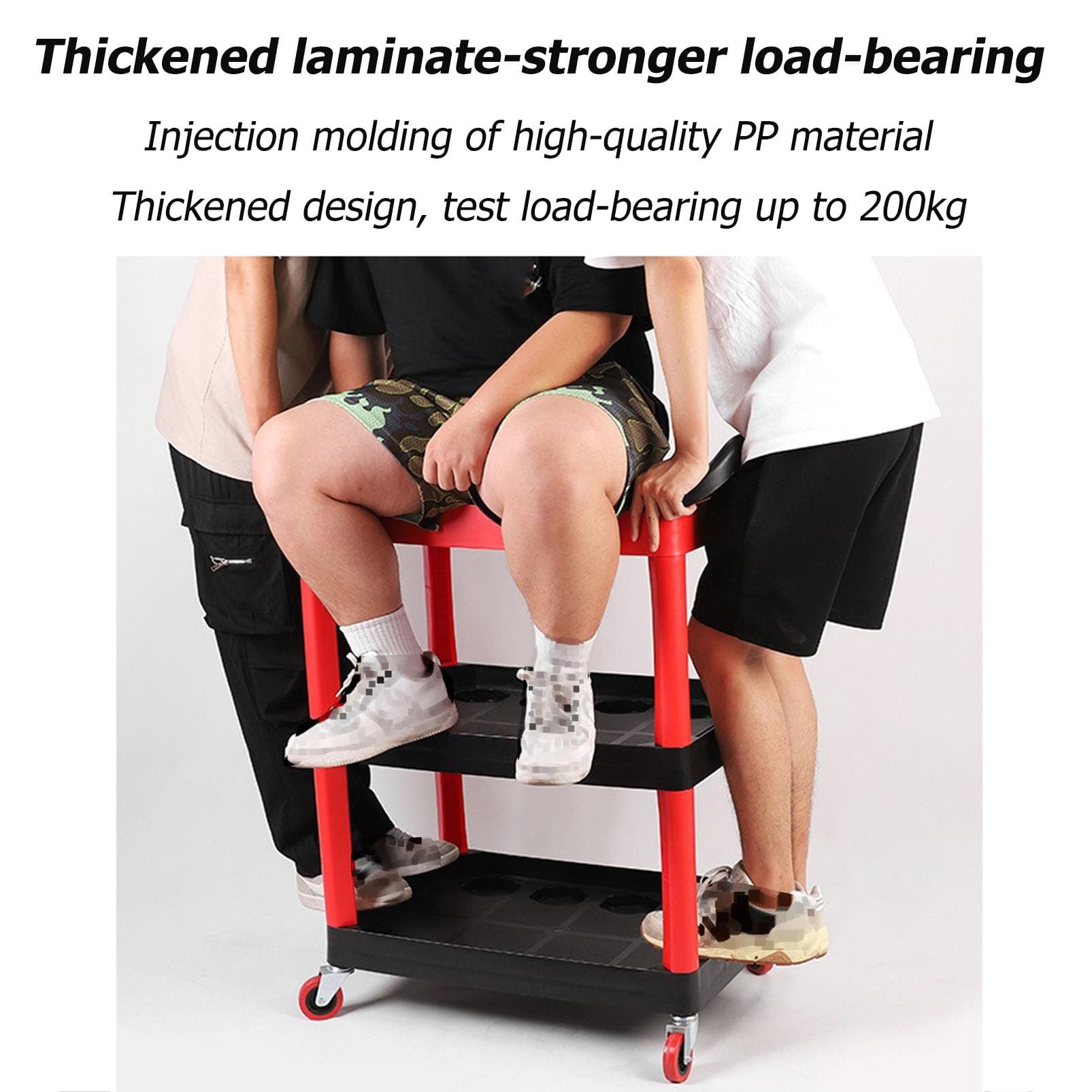 Plastic Professional Step Stools Portable Folding Double Sided Step Stools plastic Household Ladder Safety Ladder