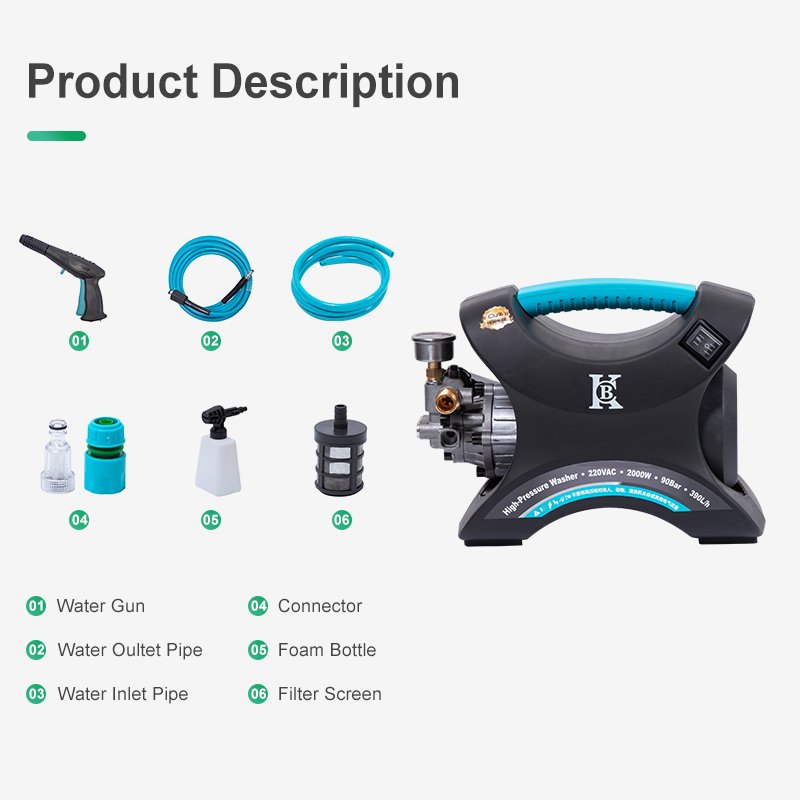 Wholesale Hot Sale Car Wash Foam Cannon Cleaning Machine Car Washer for Home Use
