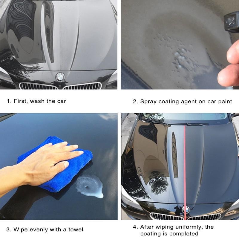 C0068 500ML Car ceramic coating spray nano polish wax Nano Hydrophobic Coating Waterproof High Gloss Shine detailing Liquid