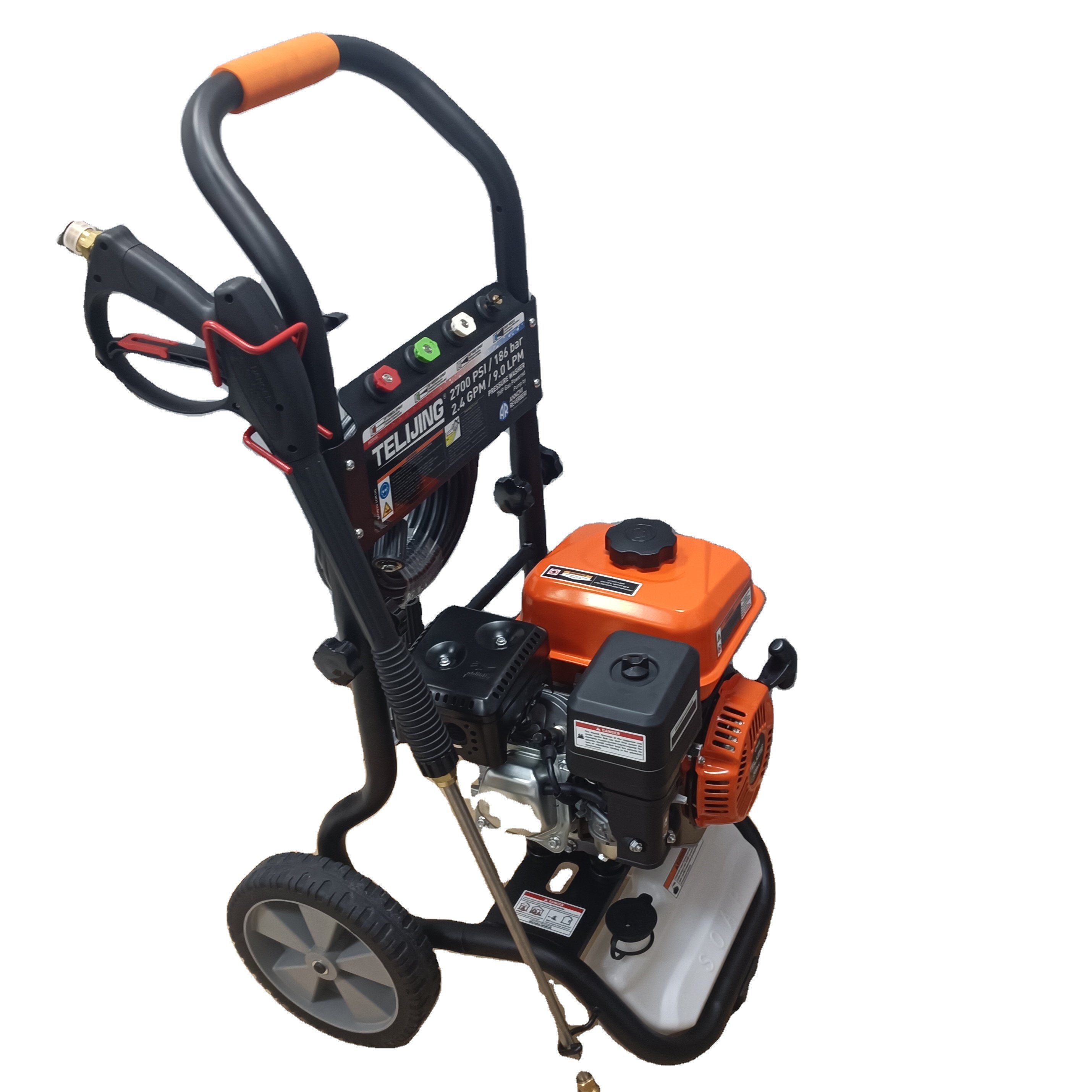 OME portable 3100psi/213bar gasoline high pressure car washer with Axial pump for business household using high pressure cleaner