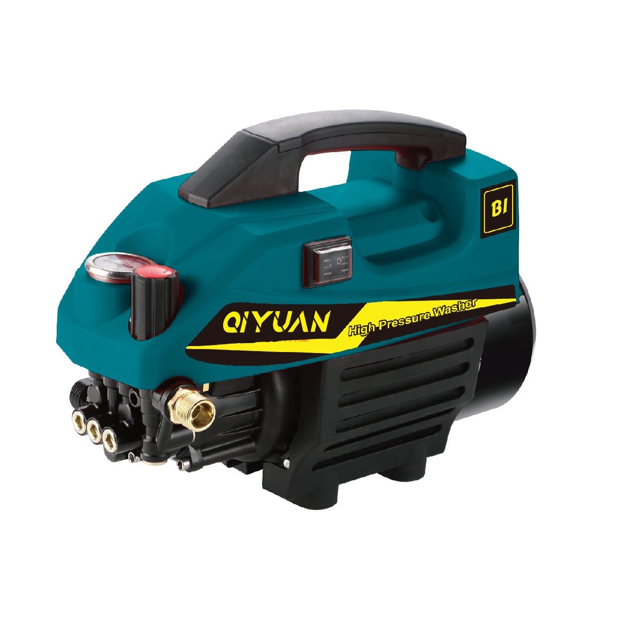 Qiyuan Portable High Pressure Washer Pump Autometic Handheld High Pressure Car Washer Electric Pressure Washer Power With Hose