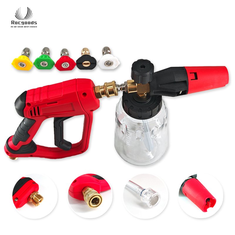 Factory direct portable hand high pressure cleaning car washer water spray pump foam gun accessories for car washing