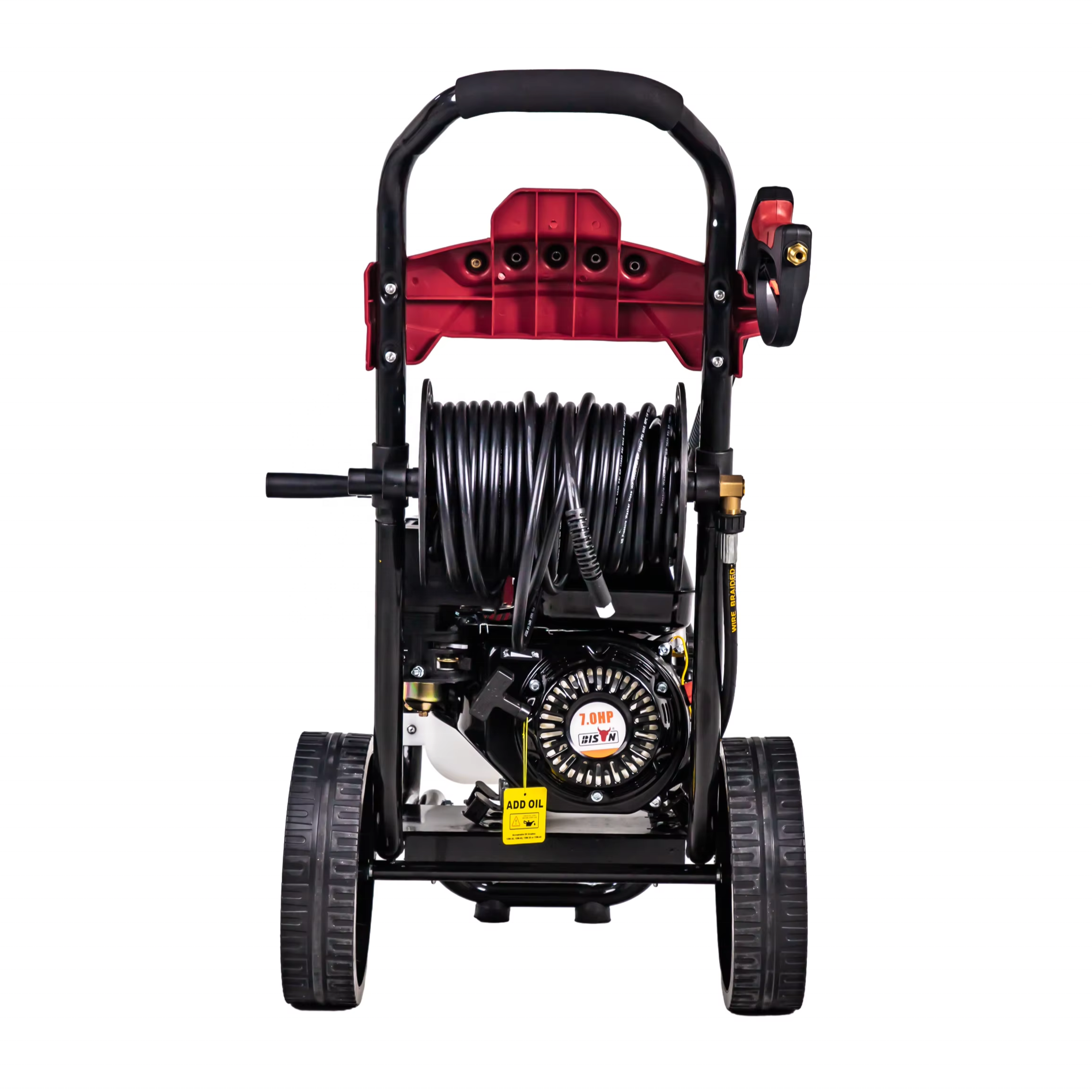 Water Jet High Pressure Cleaner 2.4Gpm 7 Hp 170Bar 2500Psi Petrol Jet Wash Cold Water High Pressure Washer