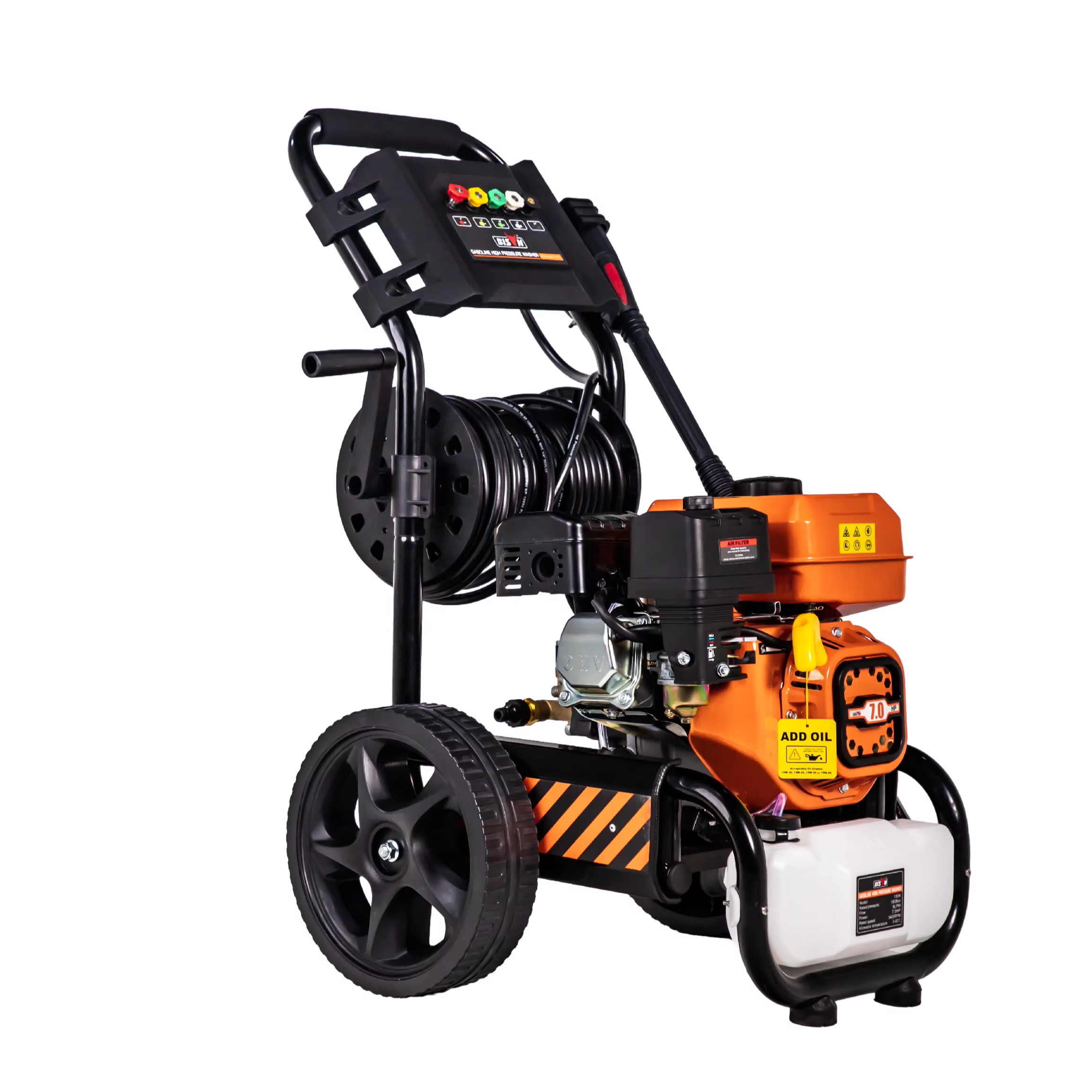 High pressure washer gasoline car washer 7 hp 170bar 2500psi petrol high pressure cleaner equipment washer