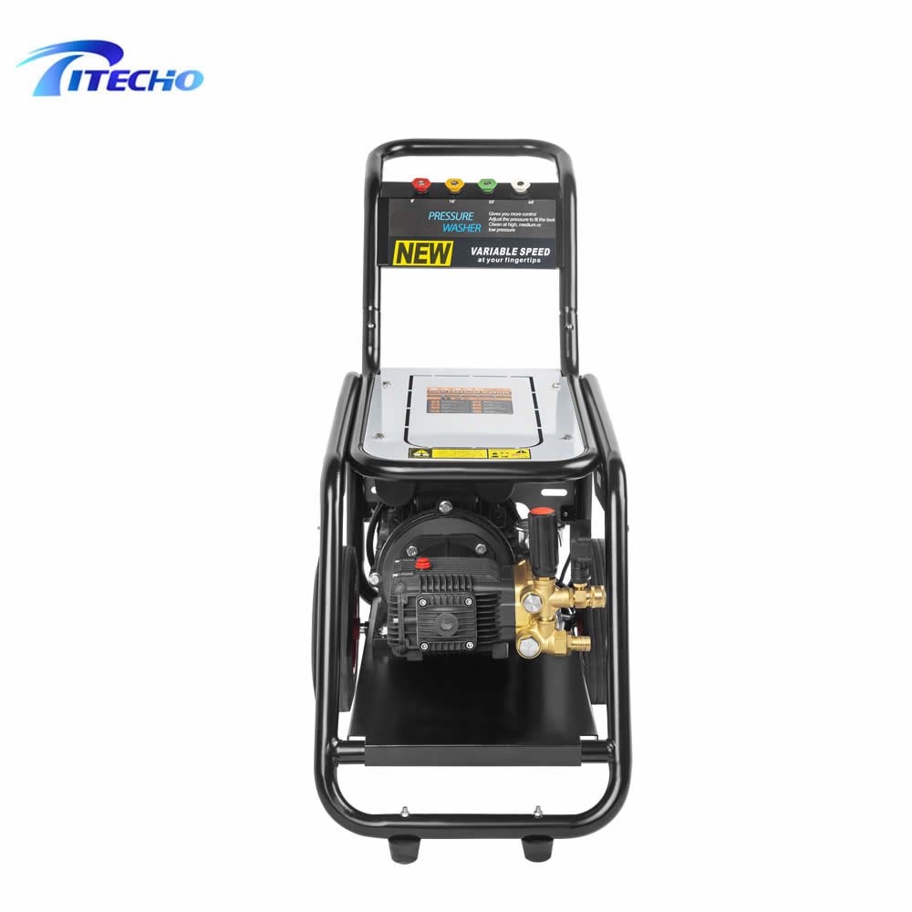 TITECHO 7.5kw High pressure washer /car washer machine with long hose for truck