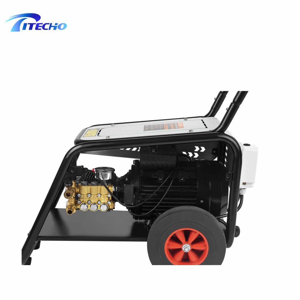 TITECHO 7.5kw High pressure washer /car washer machine with long hose for truck