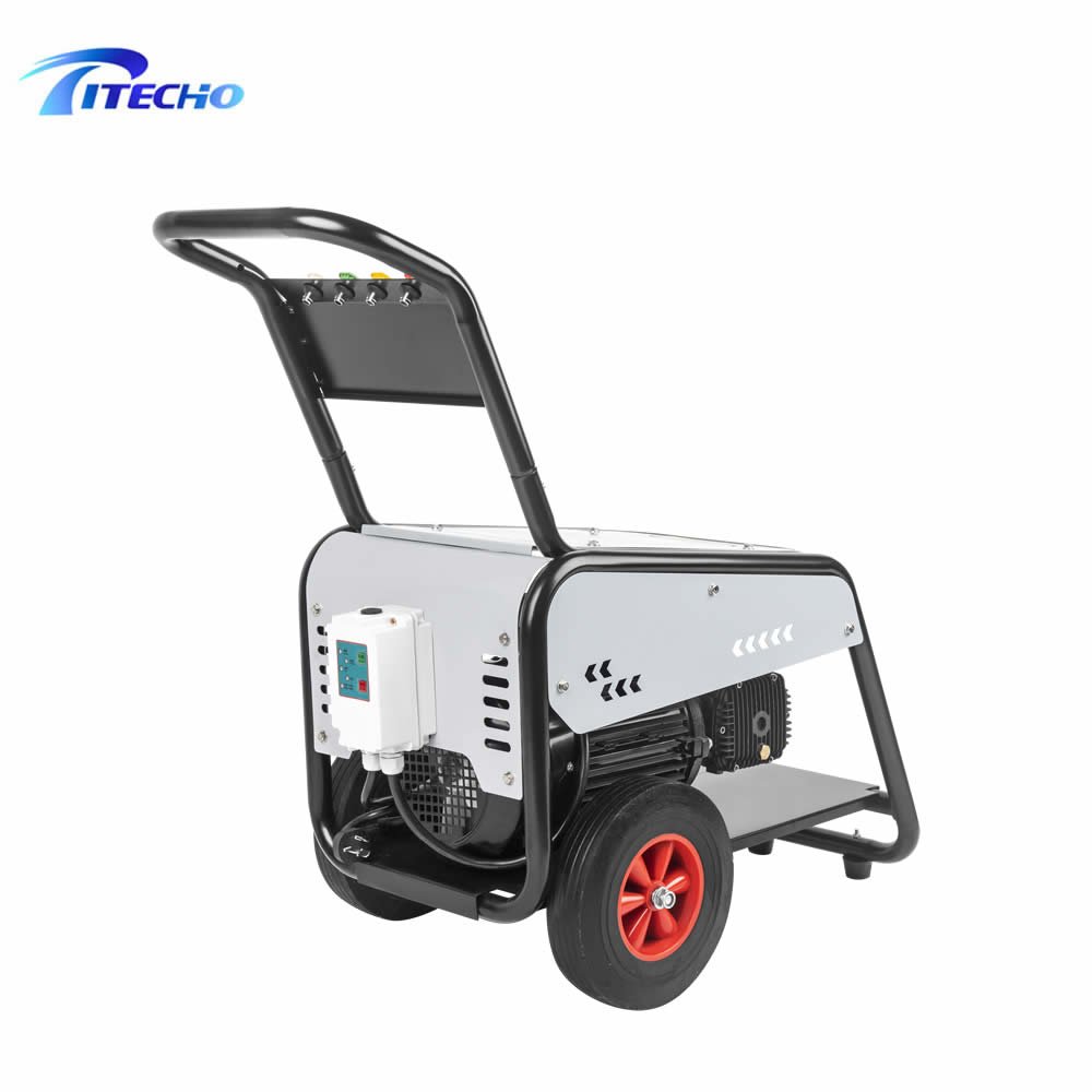 TITECHO 7.5kw High pressure washer /car washer machine with long hose for truck