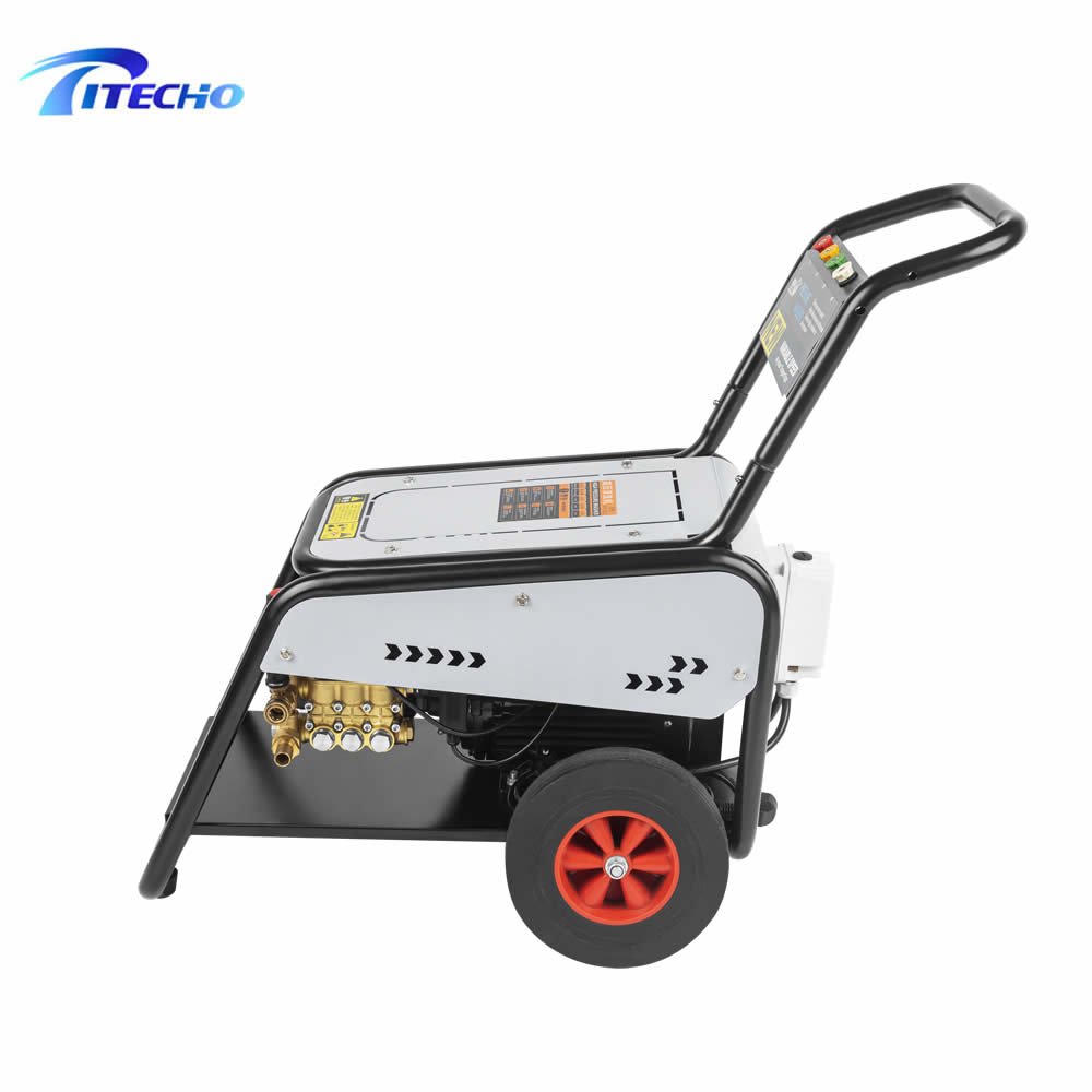 TITECHO 7.5kw High pressure washer /car washer machine with long hose for truck