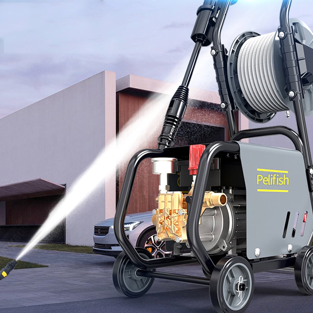 Pelifish New High Pressure Car Washer 220v 1600W High-power Portable Cleaning Gun For Cars