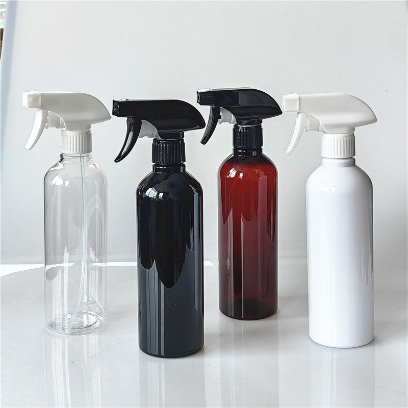 Trigger Sprayers Bottle 500ml Plastic PET Trigger Spray Cleaning Bottle For Car Cleaner
