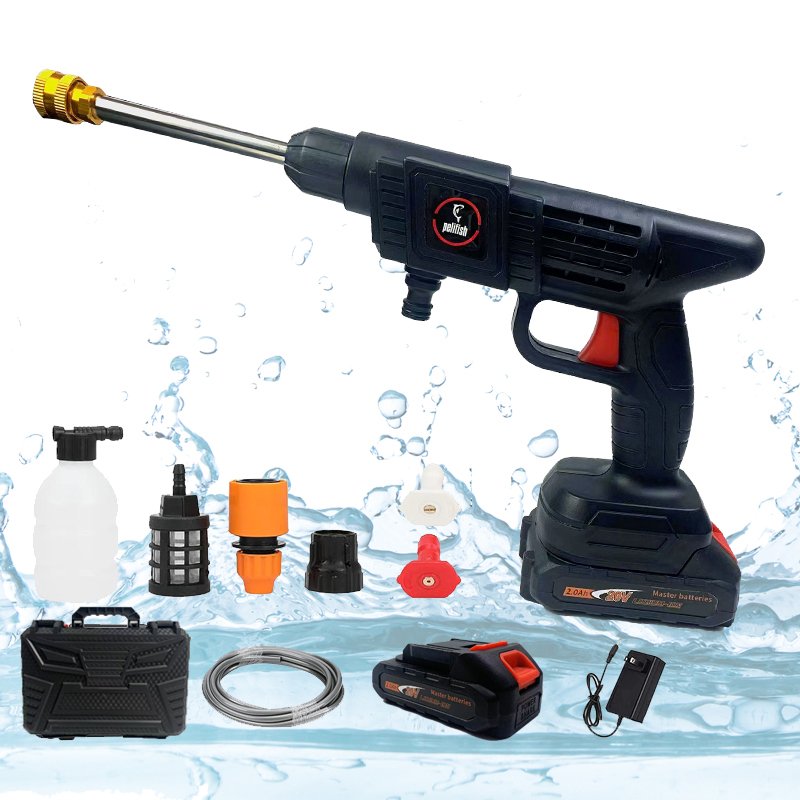 PELIFISH Wireless High Pressure Car Washer Sprayer Steam Wash Gun Supplies Cleaning Car Washing Water Gun machine