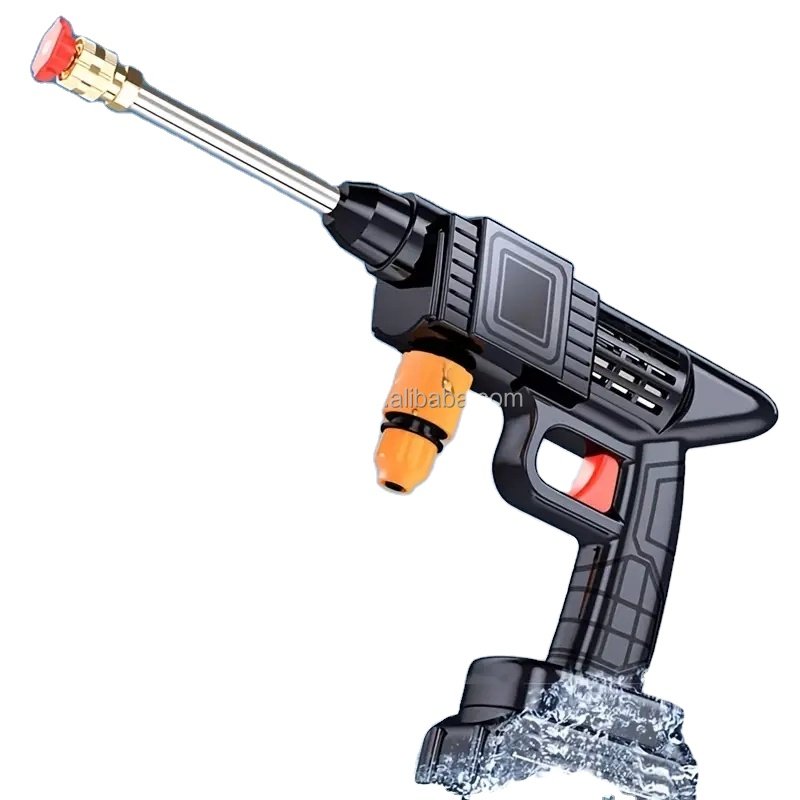 Wireless Car Washer Machine High Pressure Car Washer Water Gun 2000W Portable Rechargeable Car Washing Machine