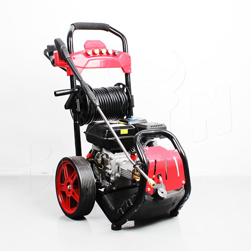 Bison(KP) BS-170NB 20m Hose Classic Red Gas Powered High Pressure Car Washer Gun