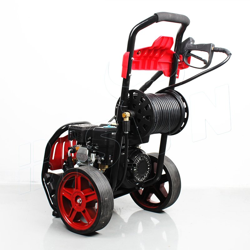 Bison(KP) BS-170NB 20m Hose Classic Red Gas Powered High Pressure Car Washer Gun