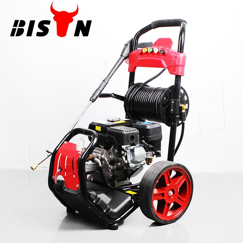 Bison(KP) BS-170NB 20m Hose Classic Red Gas Powered High Pressure Car Washer Gun