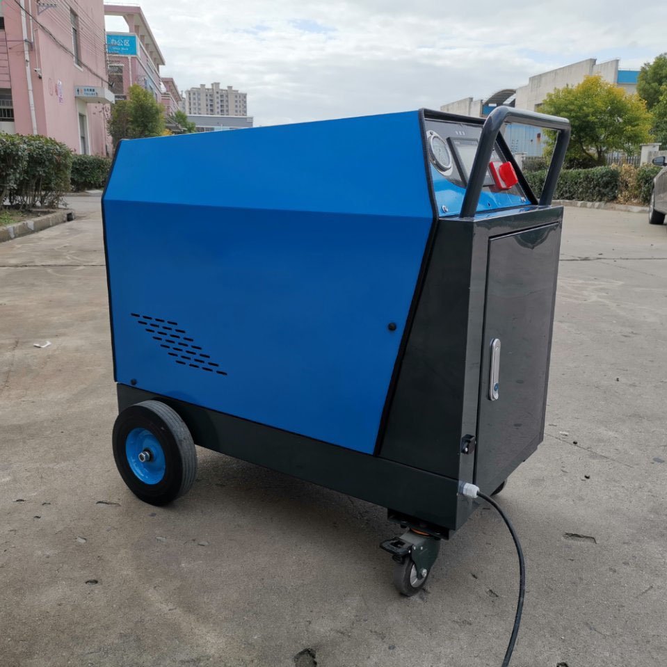 DC/AC 2 ways power supply mobile diesel high pressure steam car washer 20bar steam cleaner with two steam cleaner pistols