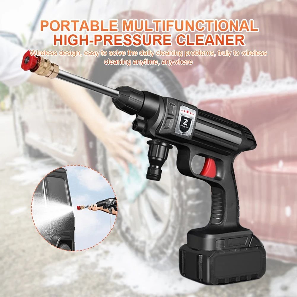 Portable Car Care Washing Rechargeable High Pressure Battery Operated Car Wash Machine Car Washer