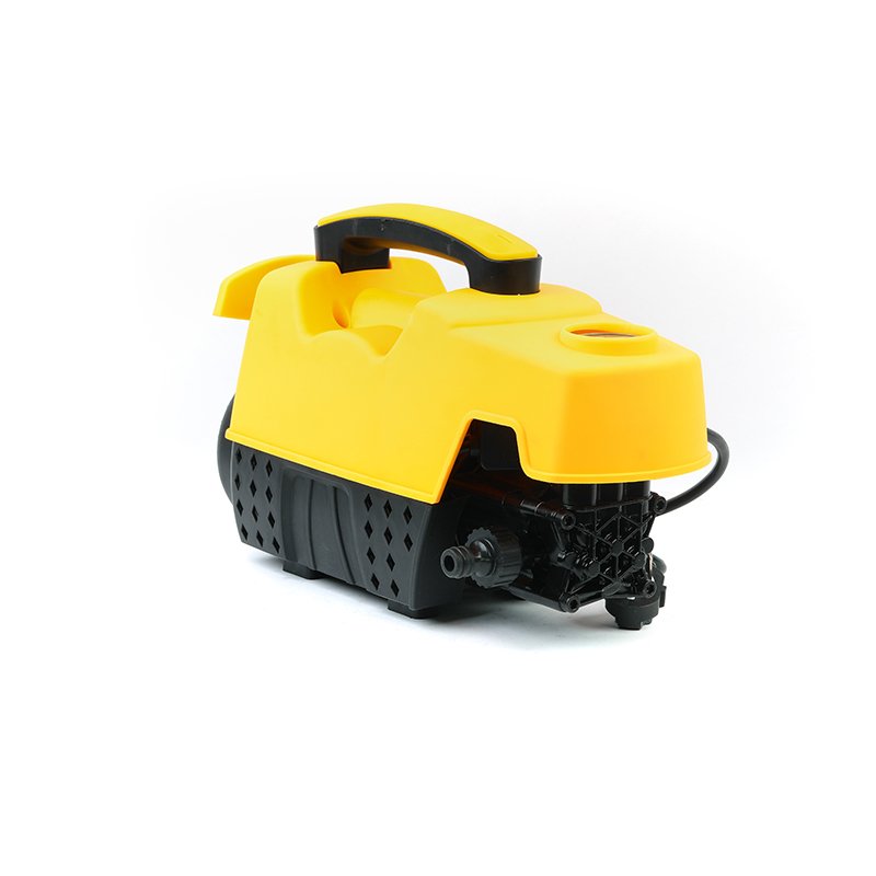 1800W Induction Motor Yellow Portable High Pressure Car Washer 220-240V 6L/min Car Wash Machine Automatic