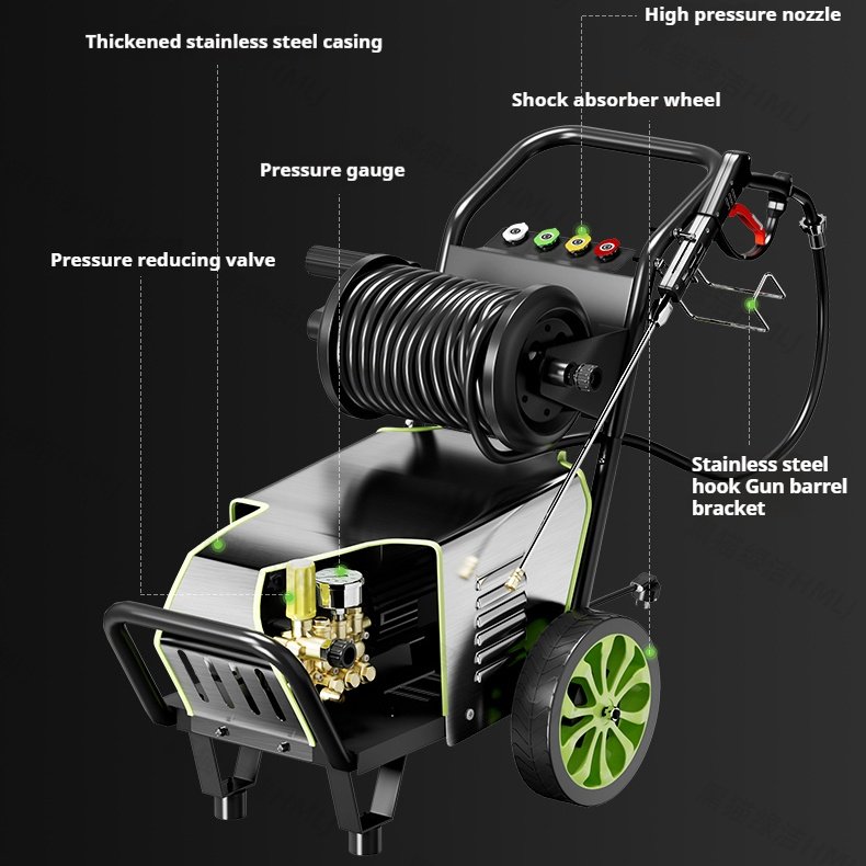 Farm High Power 5500w High Pressure Car Washer Mobile Self Service Car High Pressure Washer