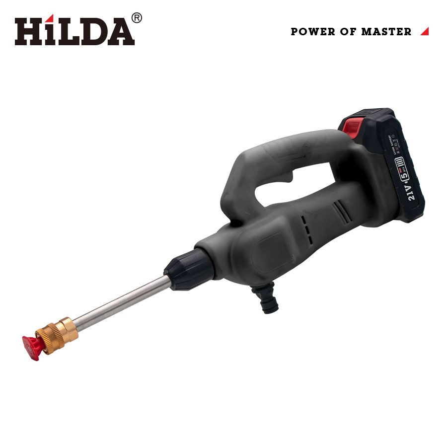 Cordless Portable High Pressure Electric Car Washer Gun With 21V Rechargeable Battery Power Car Wash Foam Gun