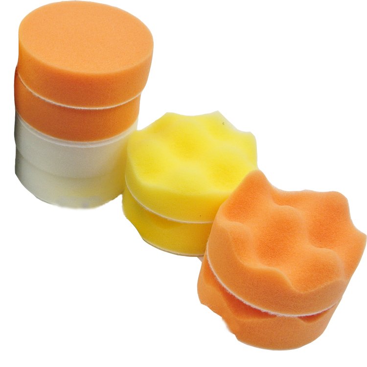 SATC 80mm 3 Car Detailing Beauty Waxing Polishing Wave Buffing Sponge Pads Set 22 PCS Foaming Car Washer for Cleaning