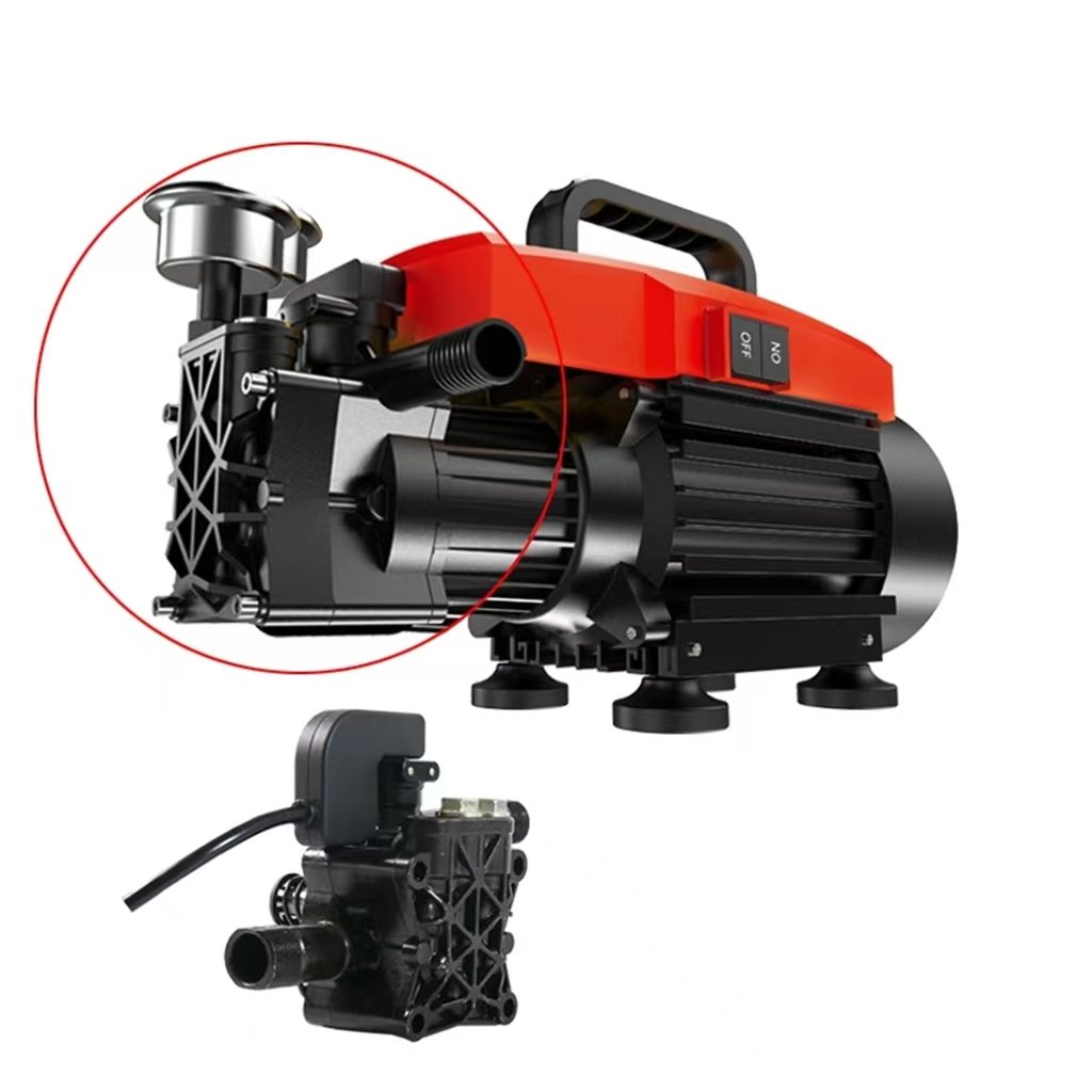 Portable car washer pump head