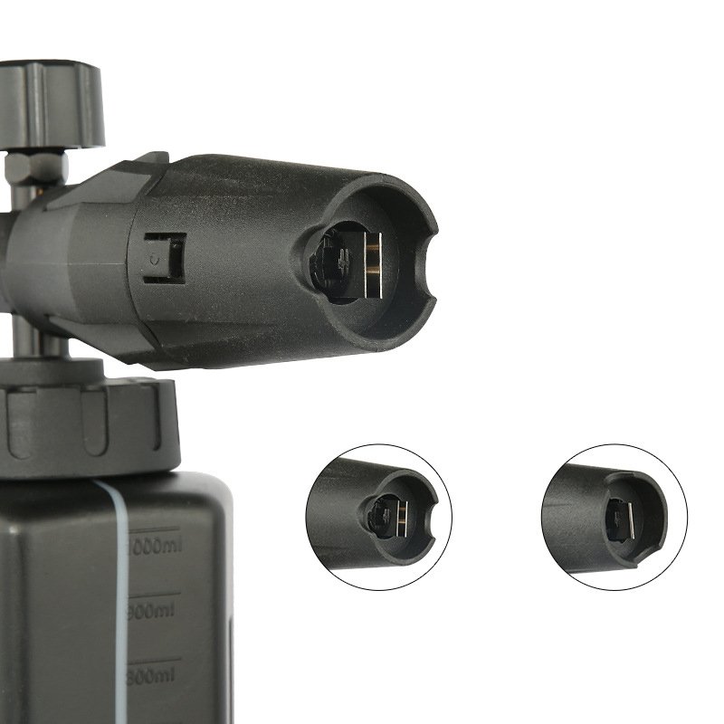 Black Car Wash Snow Foam Shampoo Lance Spray Cannon with 1/4 Quick Connector For High Pressure Washer