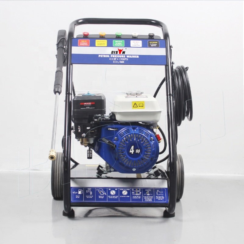 BISON (KP) BS-170A-blue 170 bar gasoline pressure washer gasoline pressure washer high pressure washer