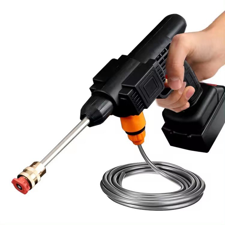 LARIX 21v lithium electric wireless Car washer water gun handheld portable water spray car wash machine