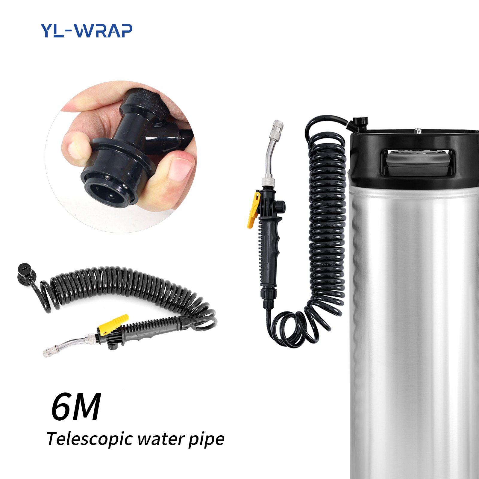 car wrap tool 19L PPF keg Window Tint Keg Stainless Steel Water keg PPF Pressure Sprayer Tank For Vinyl Wrap PPF Film
