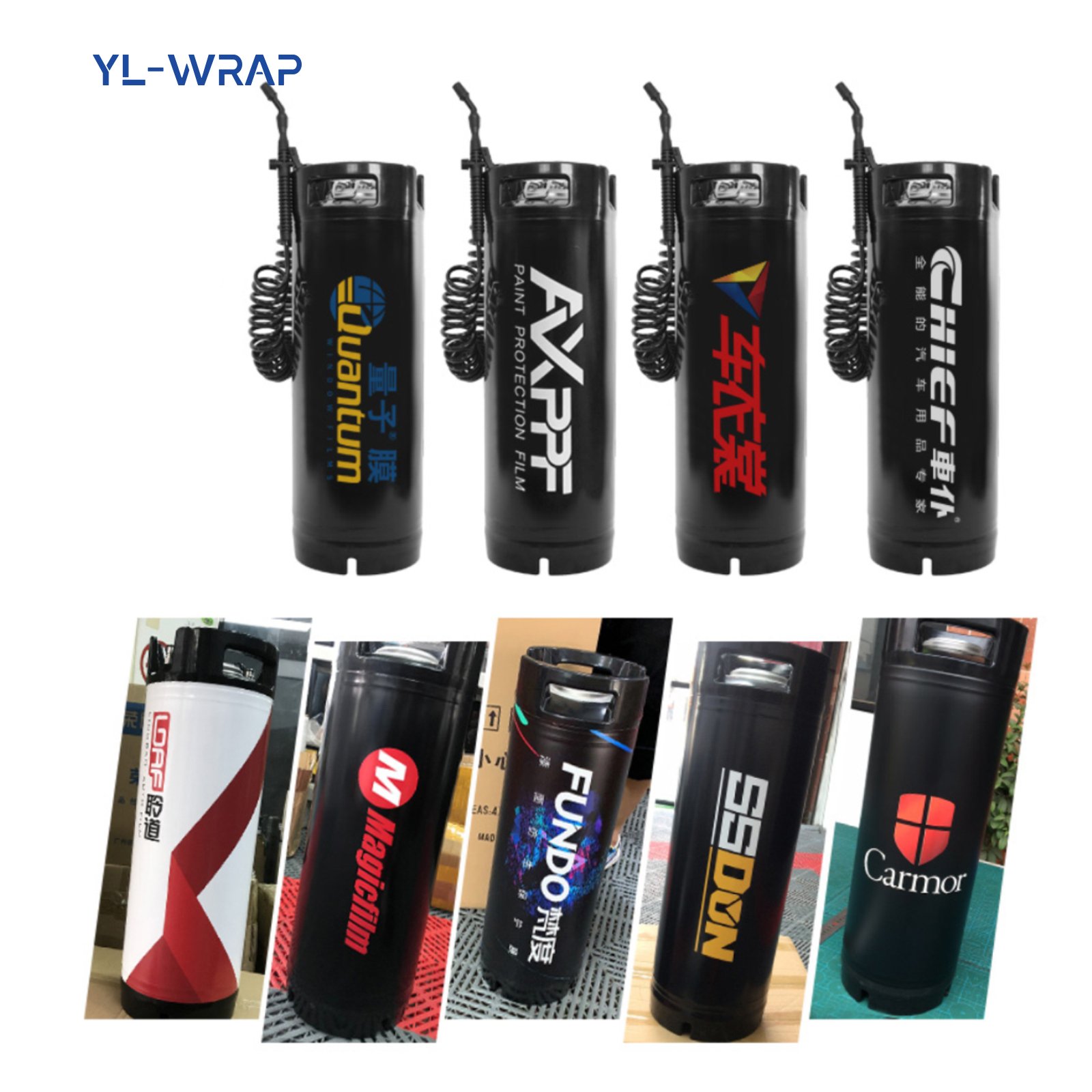 car wrap tool 19L PPF keg Window Tint Keg Stainless Steel Water keg PPF Pressure Sprayer Tank For Vinyl Wrap PPF Film
