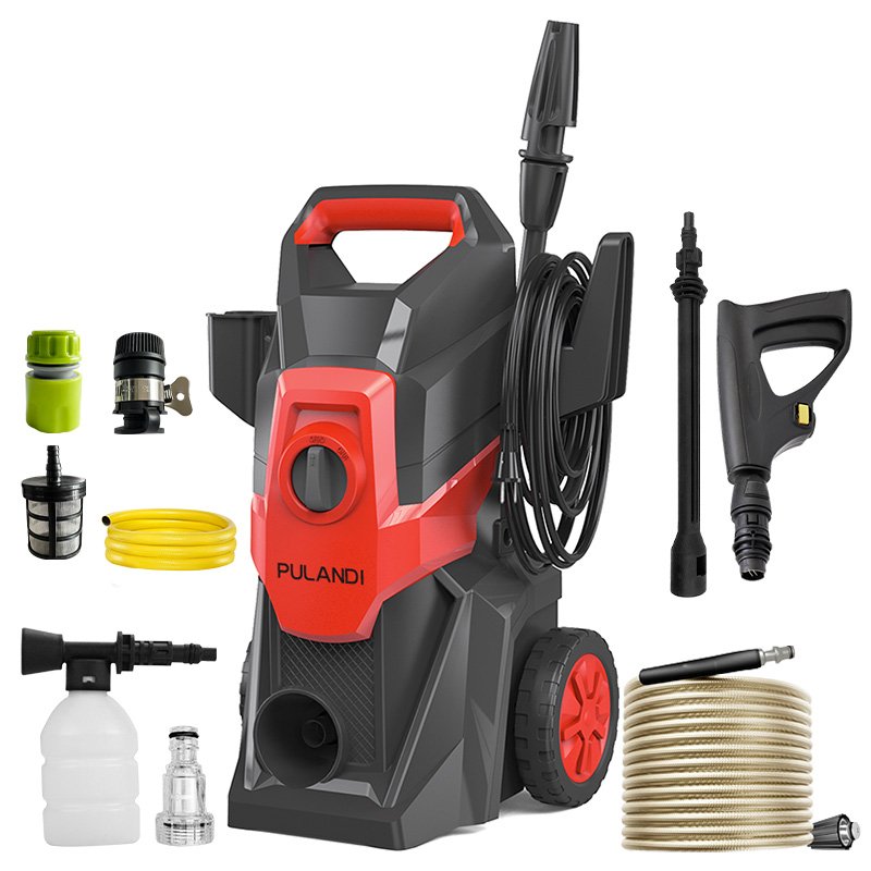 Hot Selling 225bar Max Professional High Pressure Cleaner 3200W Induction Motor Electric Pressure Washer With Multi Function Noz