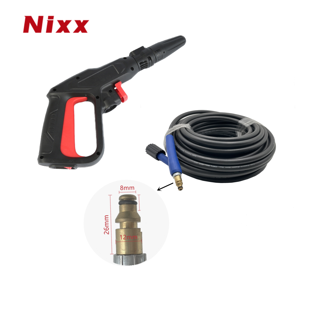 High-pressure washing machine wash car gun vortex nozzle high-pressure water gun telescopic Rod nozzle spray gun
