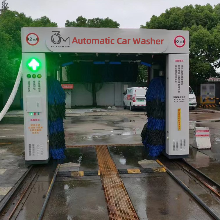 Commercial self washing Car Machine 5 Brushes Automatic High Pressure Car Washer Brushes Car Cleaning Machine