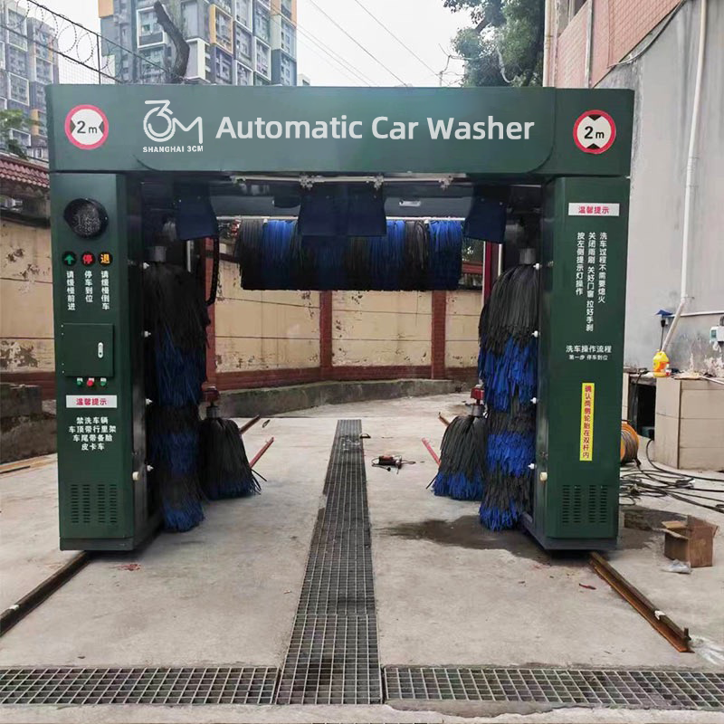 Commercial self washing Car Machine 5 Brushes Automatic High Pressure Car Washer Brushes Car Cleaning Machine