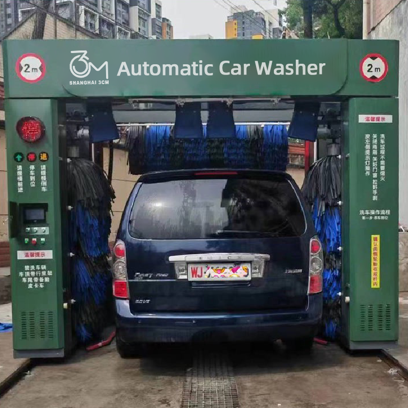 Commercial self washing Car Machine 5 Brushes Automatic High Pressure Car Washer Brushes Car Cleaning Machine