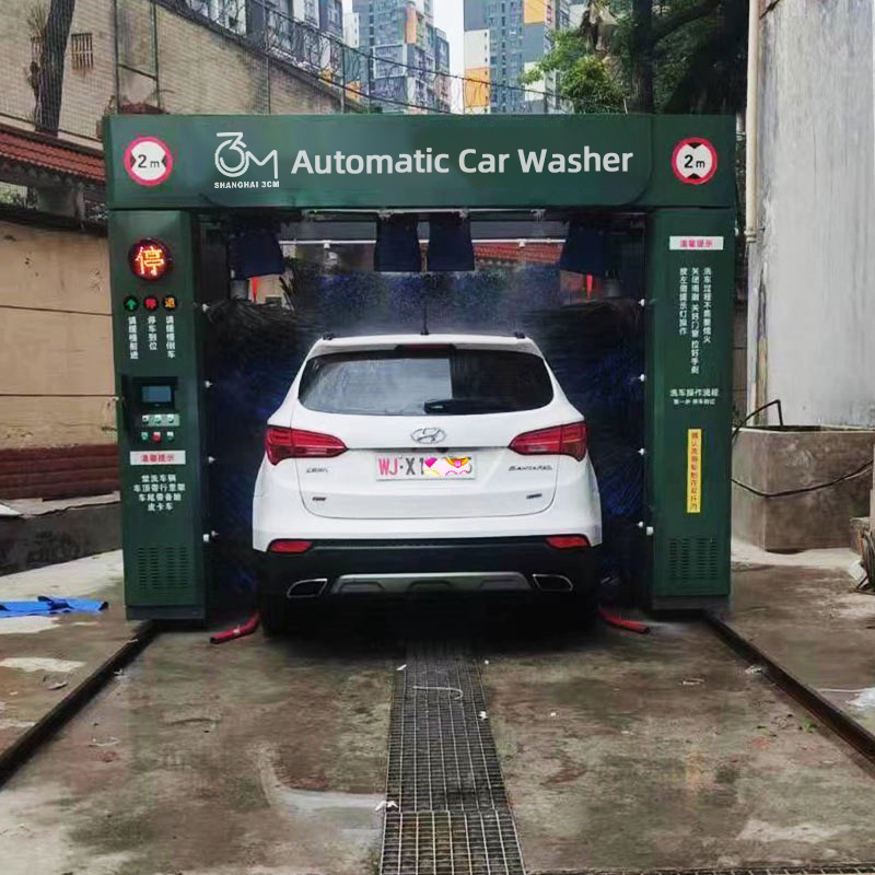 Commercial self washing Car Machine 5 Brushes Automatic High Pressure Car Washer Brushes Car Cleaning Machine