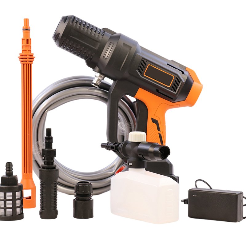 Hot Sale 20v 30bar Wireless Electric Cleaning Portable Lithium Battery Car Wash Gun Machine