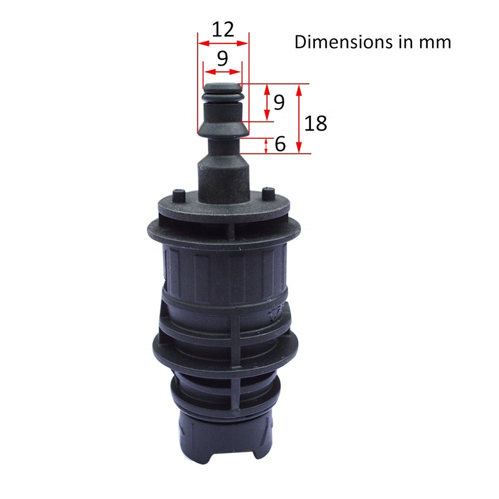 Pressure Washer Nozzle Tip High Pressure Spray Nozzle Tip Power Washer Jet Wash Rotation Fan Nozzle Tip