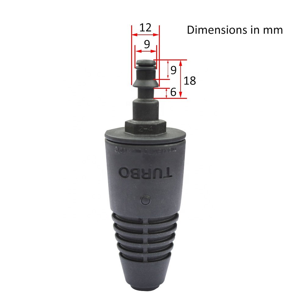 Pressure Washer Nozzle Tip High Pressure Spray Nozzle Tip Power Washer Jet Wash Rotation Fan Nozzle Tip