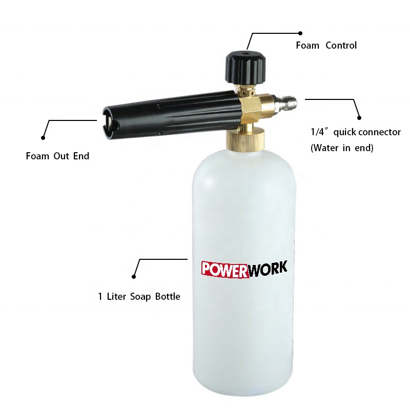 Spray foam bottle lance Gun Soap Bottle Car Washer Products With 1/4" Quick Connector foam producer generator spray foam