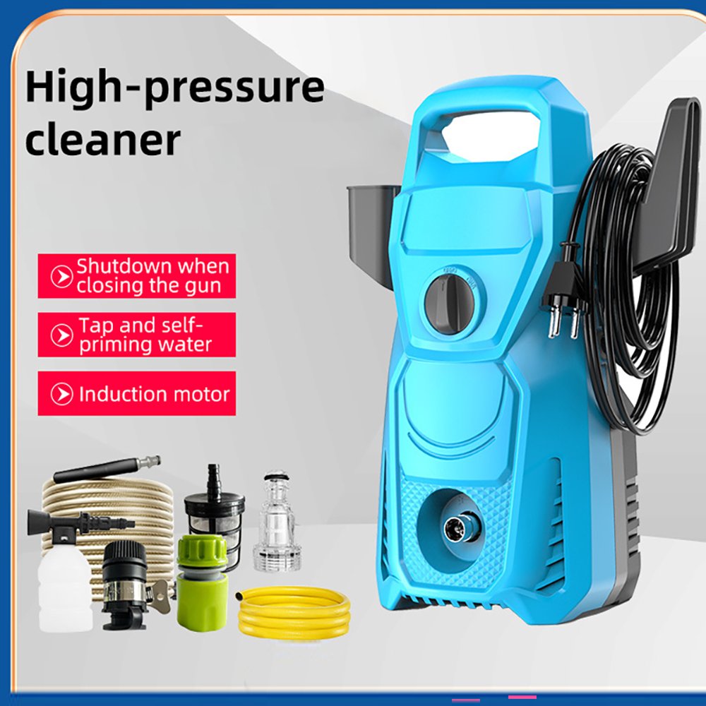 1800 Watts Motor High Pressure Car Washer Machine Professional Car Home Cleaning