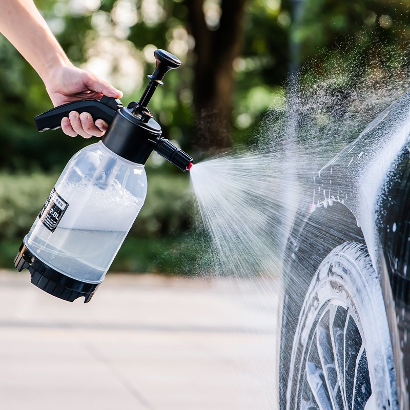 RUIPU 2L White Transparent Hand-held Foam Spray Can Wash The car And Water Flowers