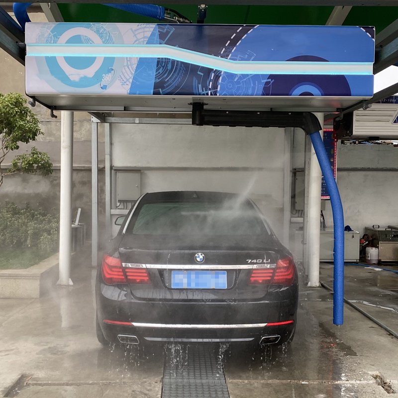 BAOHUA protect Automatic Pressure Wash machine Car washer hot sale single arm semi-automatic car washing equipment