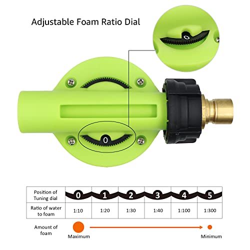 NBT Garden Hose Cleaning Washing Washer Snow Foam Cannon Lance Spray Sprayer Car Care Wash Foam Gun