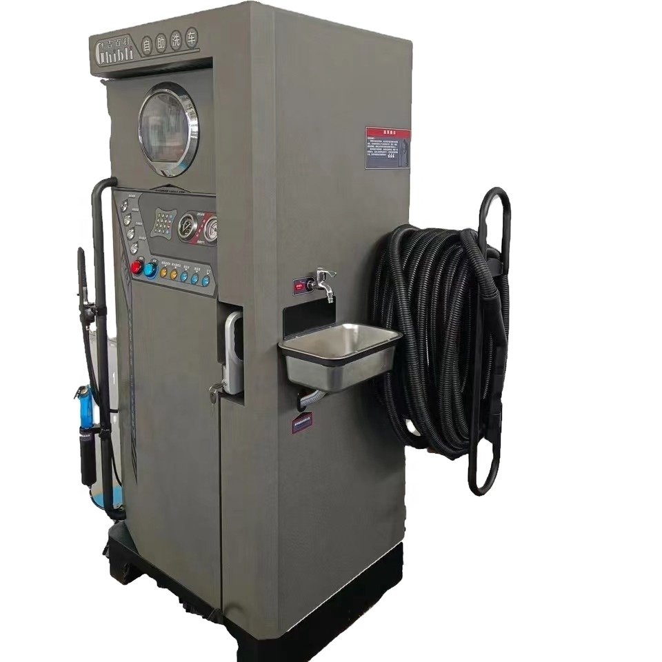 7in1 Self service car wash machine automatic car washer fully automatic car wash machine foam spray
