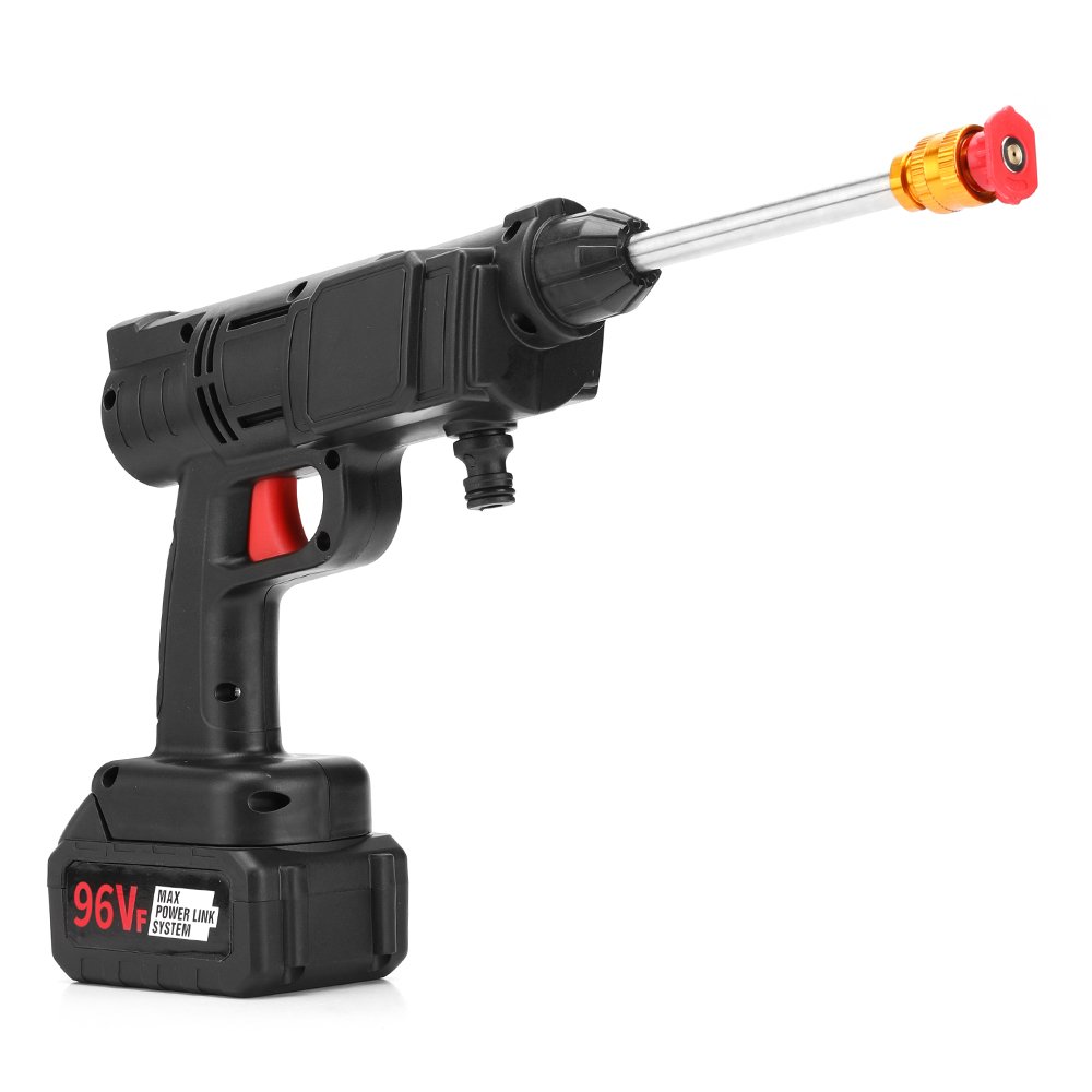 Portable Powerful Electric High Pressure Water Gun 21V Lithium Cordless Wireless Car Washer