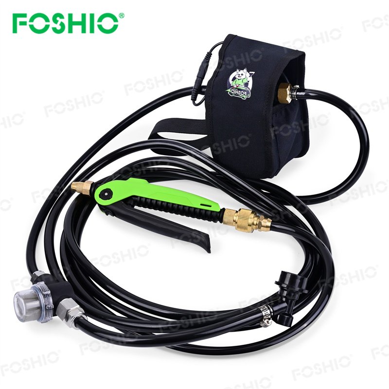 Foshio Custom Logo Car PPF Window Tinting Tool Electric High Pressure Backpack Water Sprayer For Car Wrap