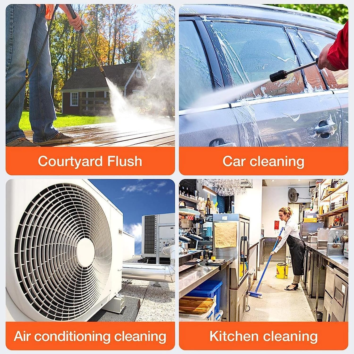 Jet The Flowers Foam Gun ODM Portable Car Washer Cordless Powerful High Pressure Wireless Car the bike Car Cleaning Washer