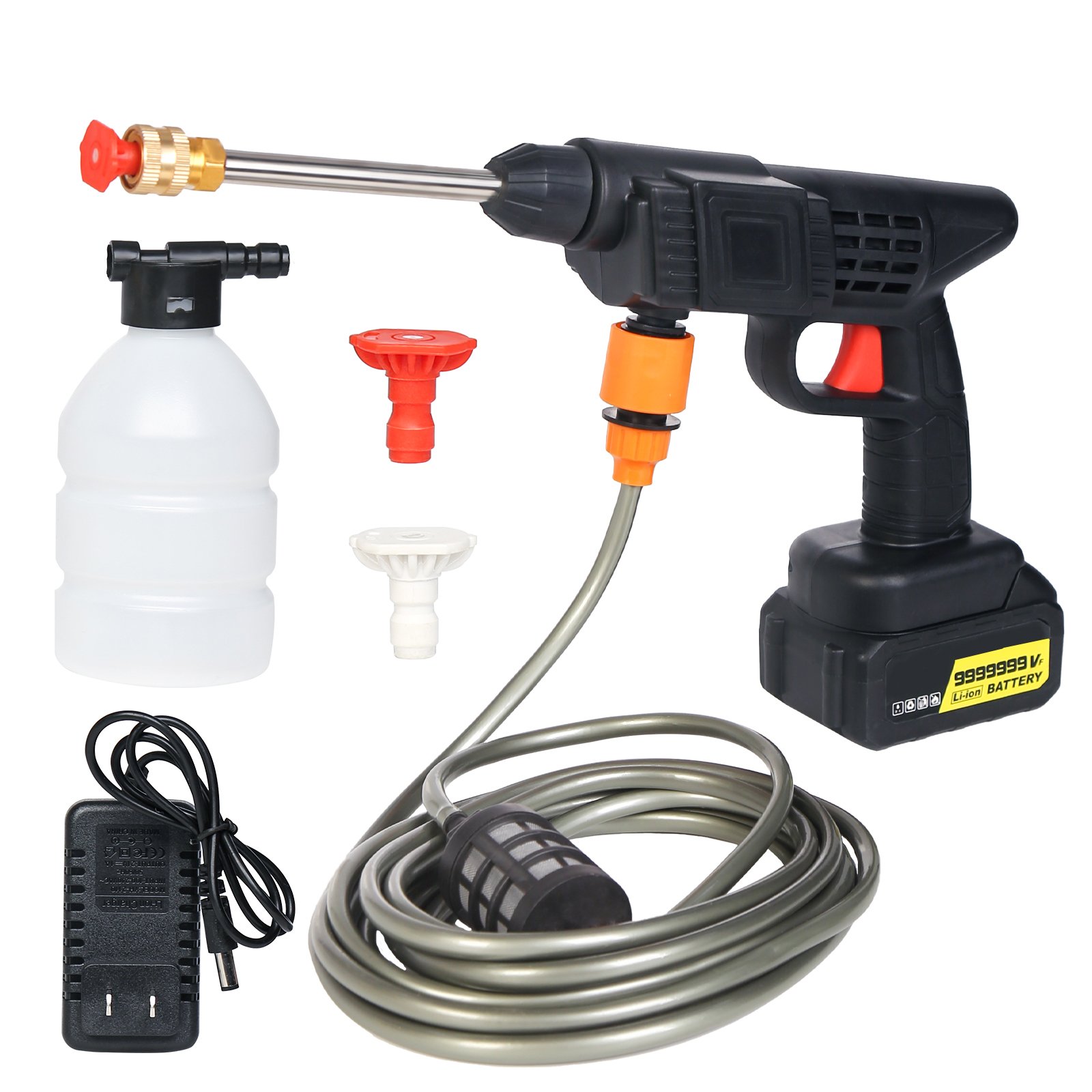 Jet The Flowers Foam Gun ODM Portable Car Washer Cordless Powerful High Pressure Wireless Car the bike Car Cleaning Washer